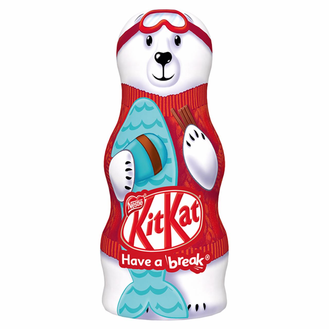 Képek - KitKat tejcsokoládé Mackó ropogós búzapehellyel 85 g