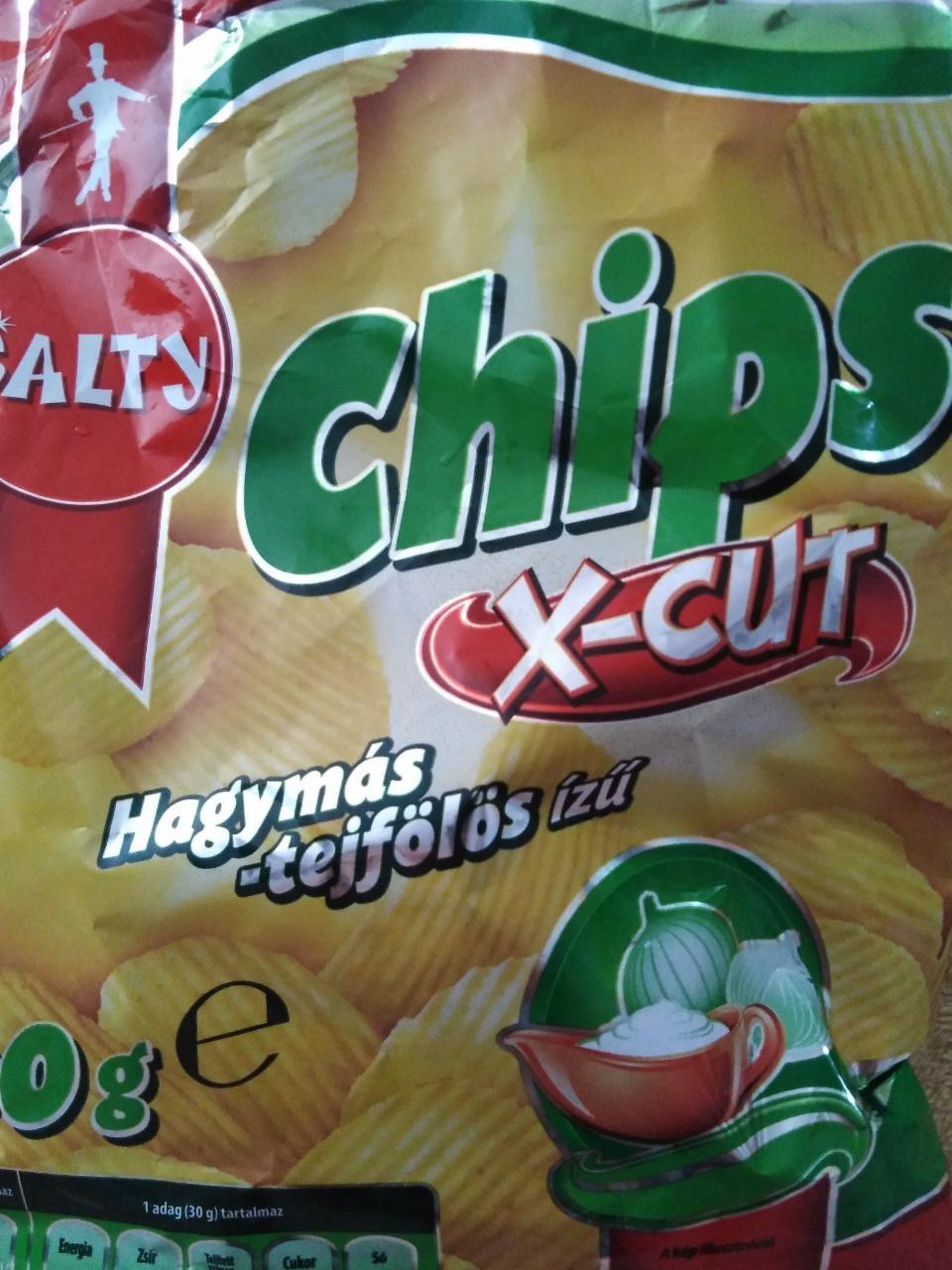 Képek - Hagymas tejfölös chips X-Cut Salty