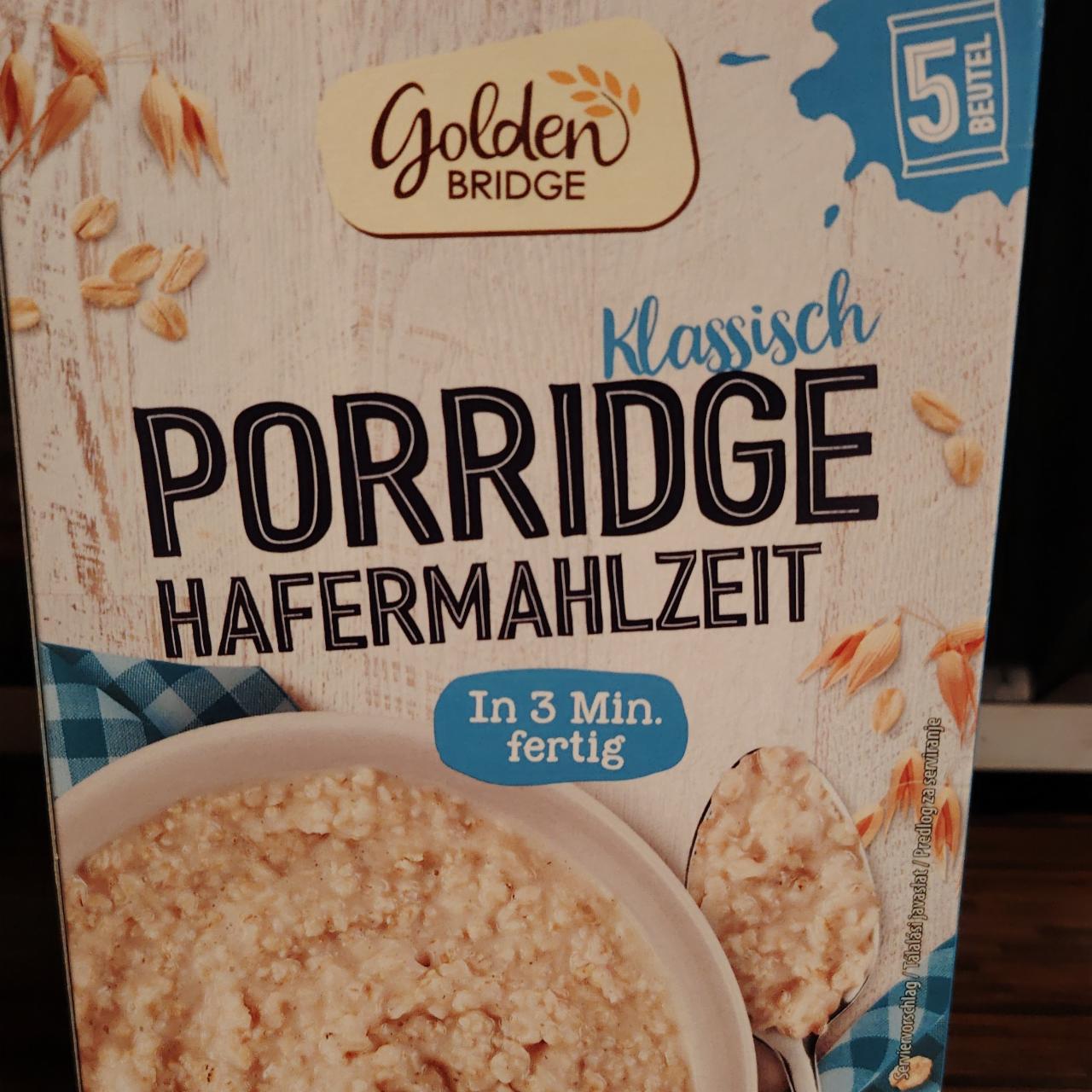 Képek - Porridge hafermahlzeit klassisch Golden Bridge