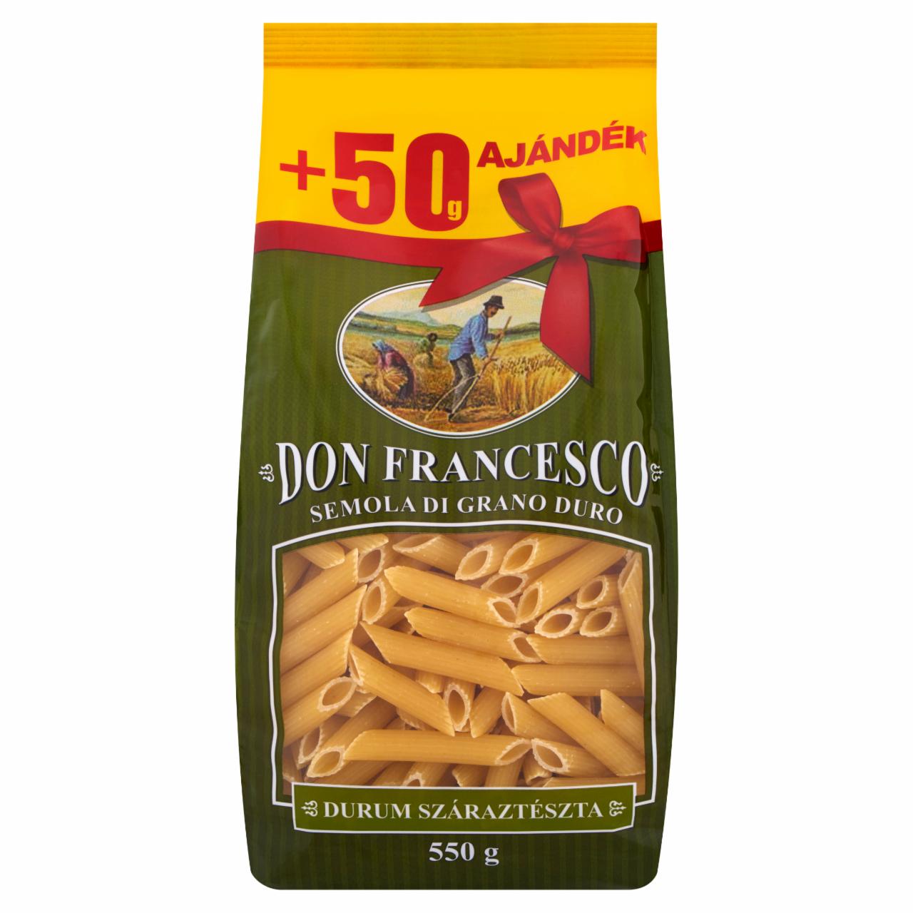 Képek - Don Francesco penne durum száraztészta 550 g