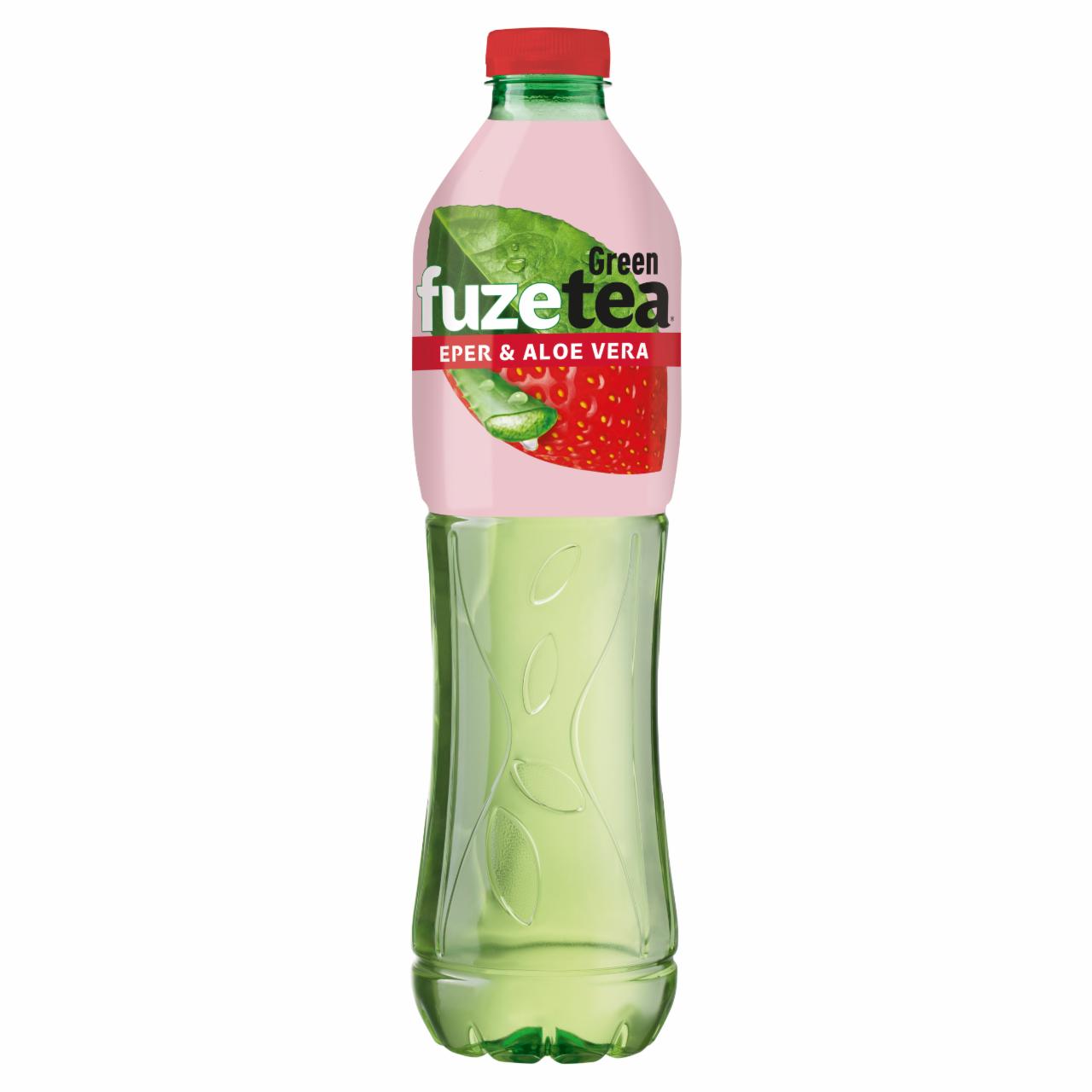 Képek - FUZETEA szénsavmentes eper-aloe vera ízű üdítőital cukorral és édesítőszerrel 1,5 l