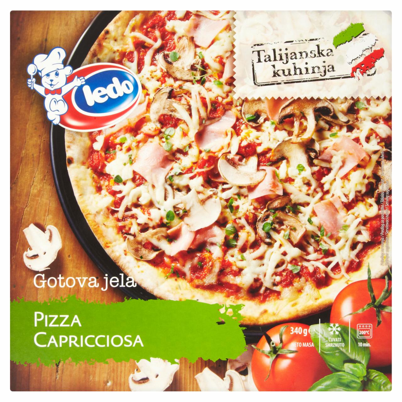 Képek - Ledo gyorsfagyasztott Capricciosa pizza 340 g