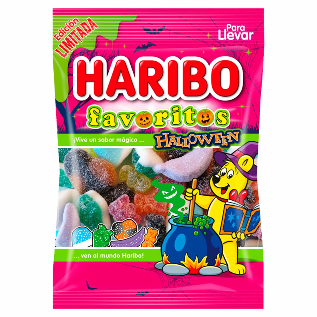 Képek - Haribo Favoritos Halloween gyümölcsízű gumicukorka 90 g