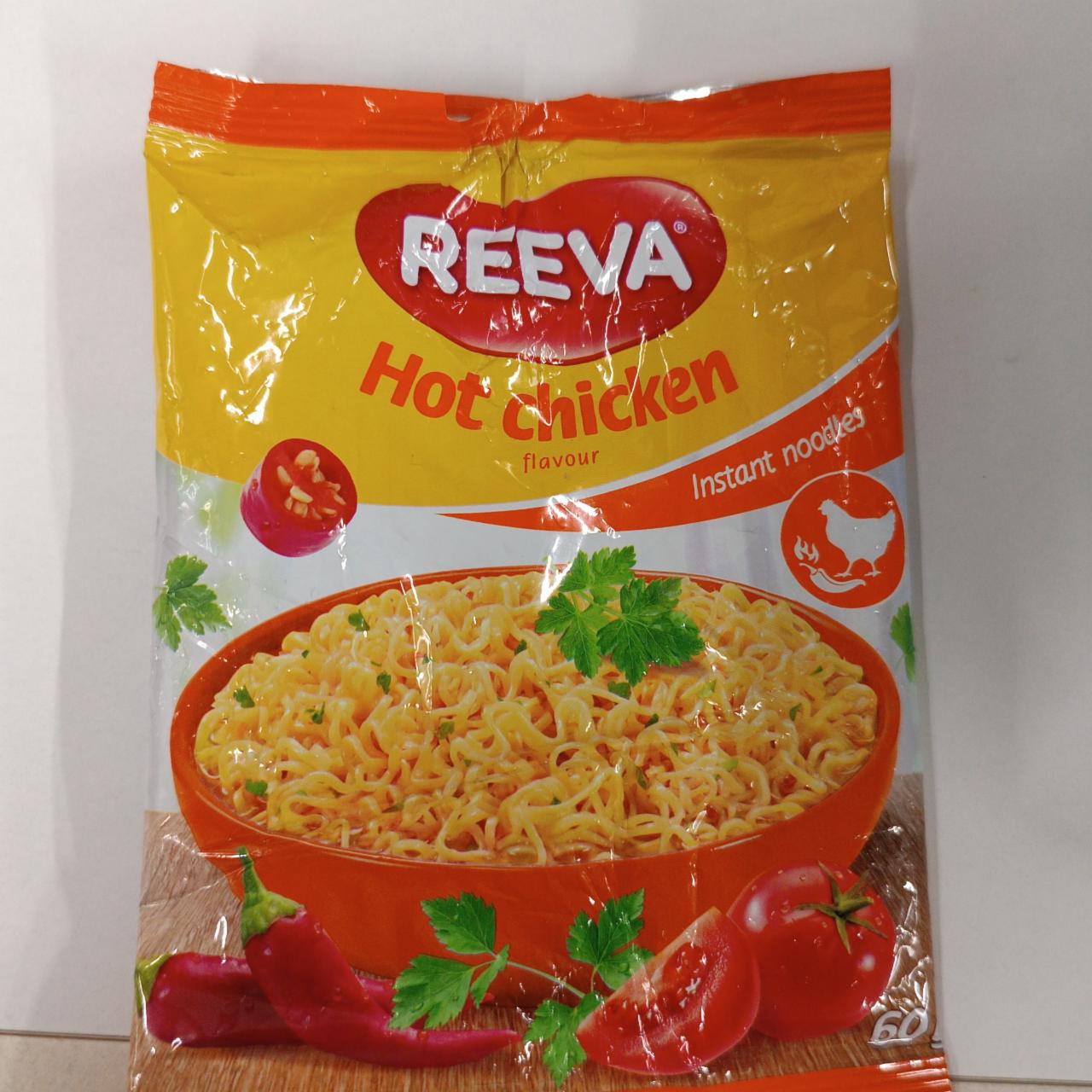 Képek - Reeva instant tésztaleves csípős csirkehús ízzel 60 g