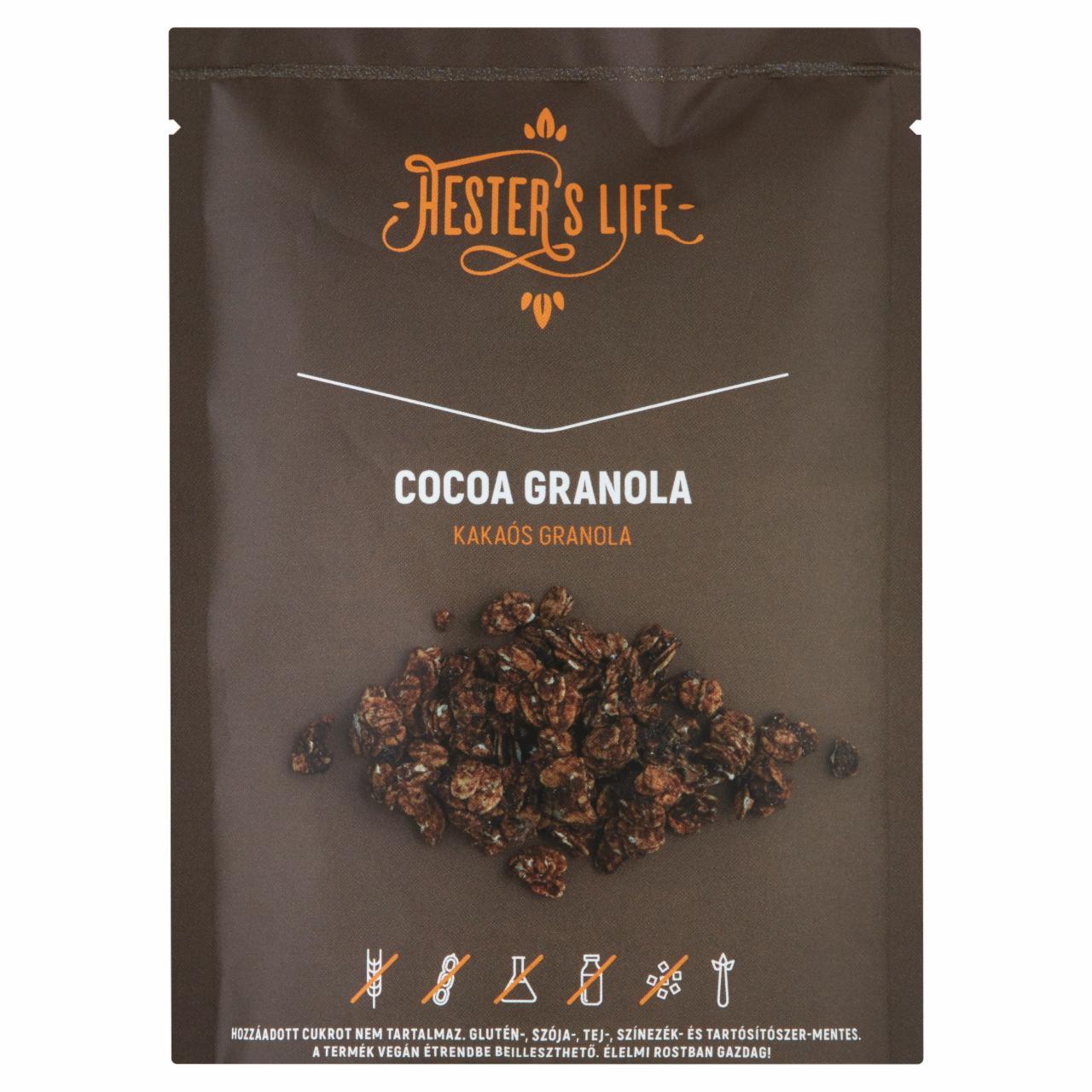 Képek - Hester's Life kakaós granola 60 g