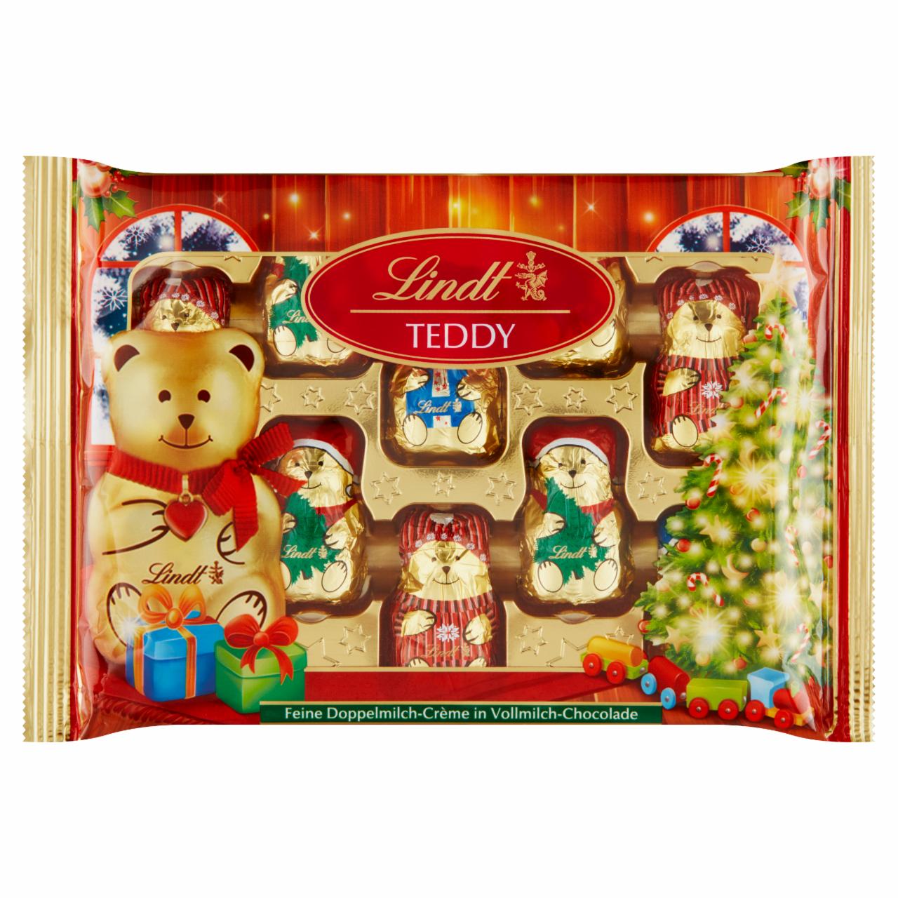 Képek - Lindt Teddy tejcsokoládé dupla tejkrémes töltelékkel 100 g