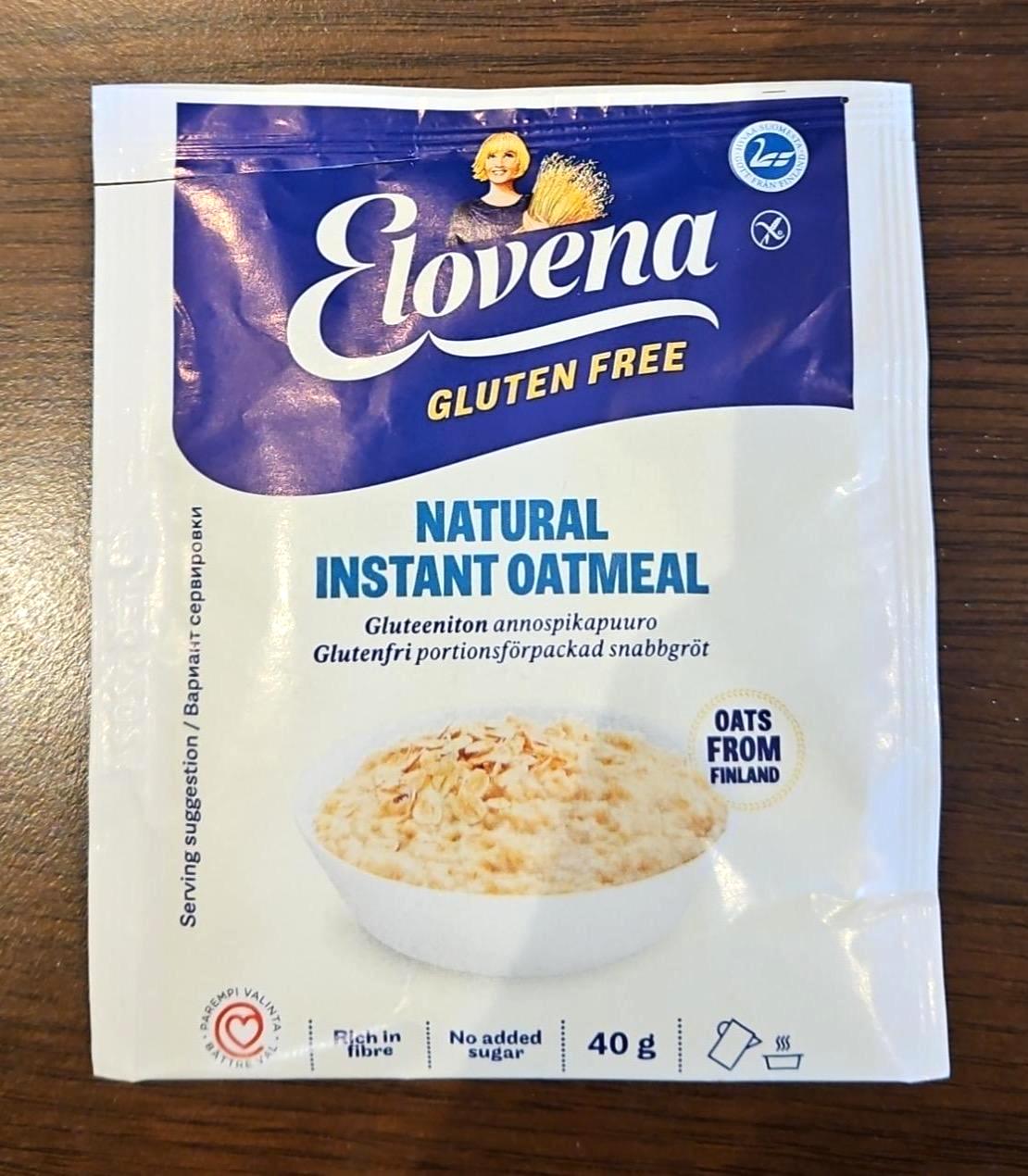 Képek - Natural Instant Oatmeal Elovena