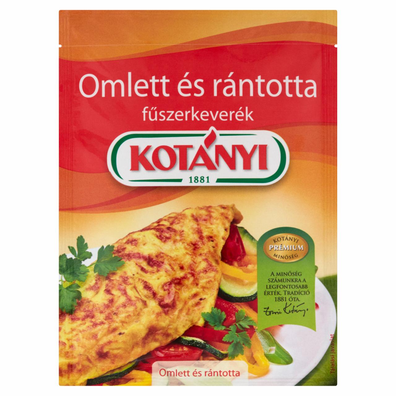 Képek - Kotányi omlett és rántotta fűszerkeverék 20 g