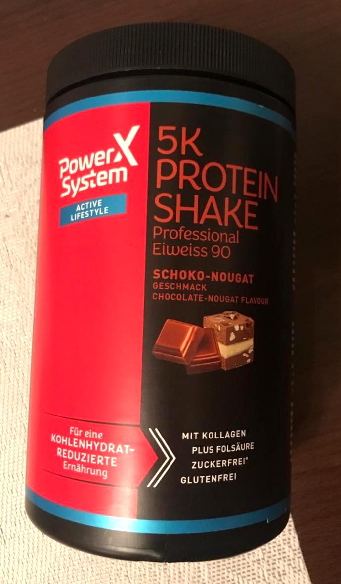 Képek - 5k protein shake Schoko-nougat Power X System