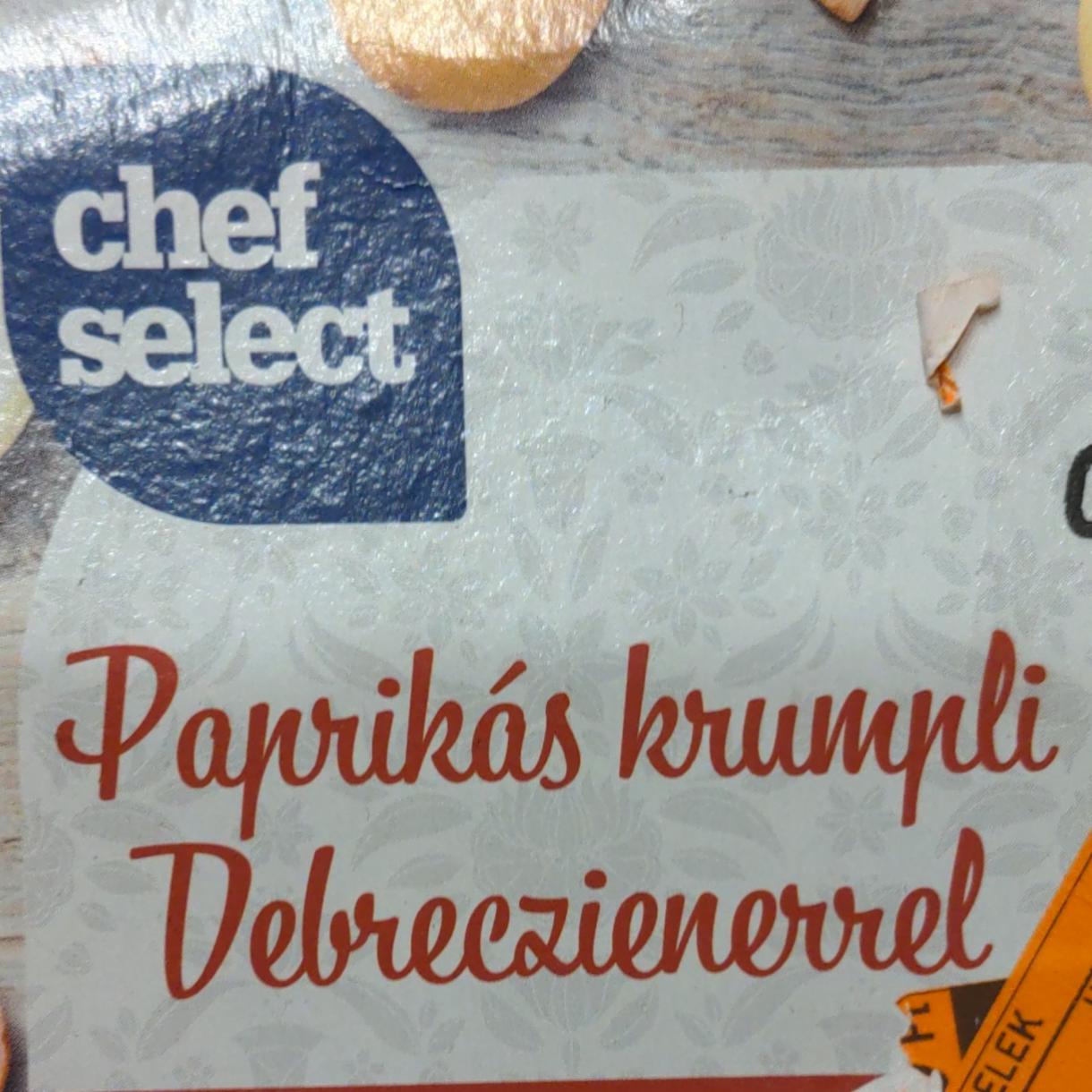 Képek - Paprikás krumpli debreczienerrel Chef select