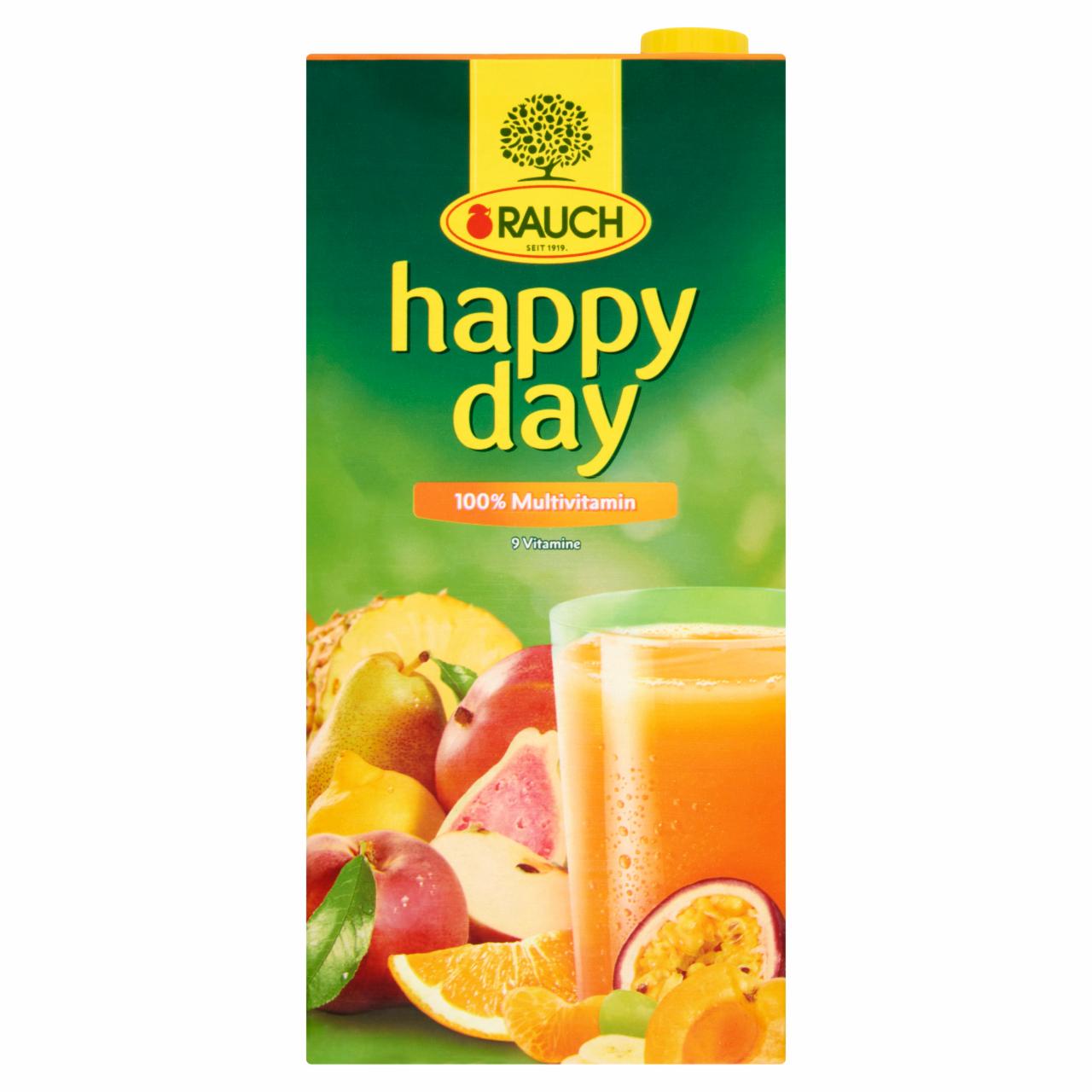 Képek - Rauch Happy Day 100% multivitaminlé sűrítményekből és pürésűrítményekből 9 vitaminnal 2 l