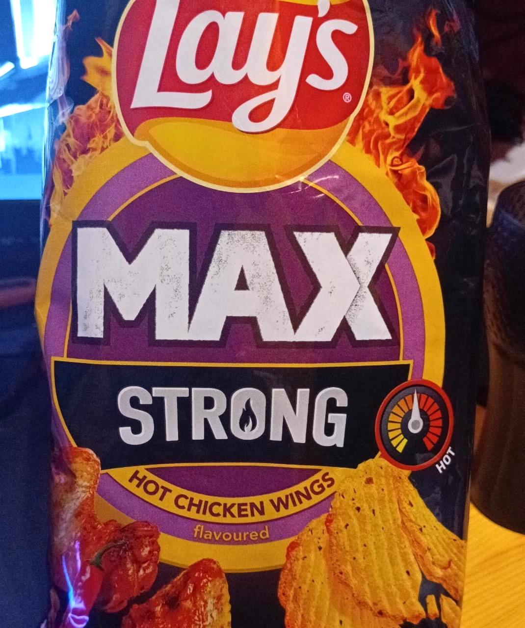 Képek - Lay's Max Strong burgonyachips csípős húsos jellegű ízesítéssel 120 g