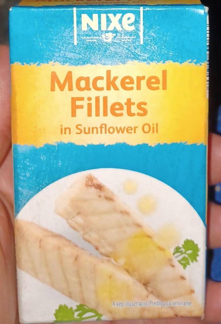 Képek - Mackerel fillets in sunflower oil Nixe