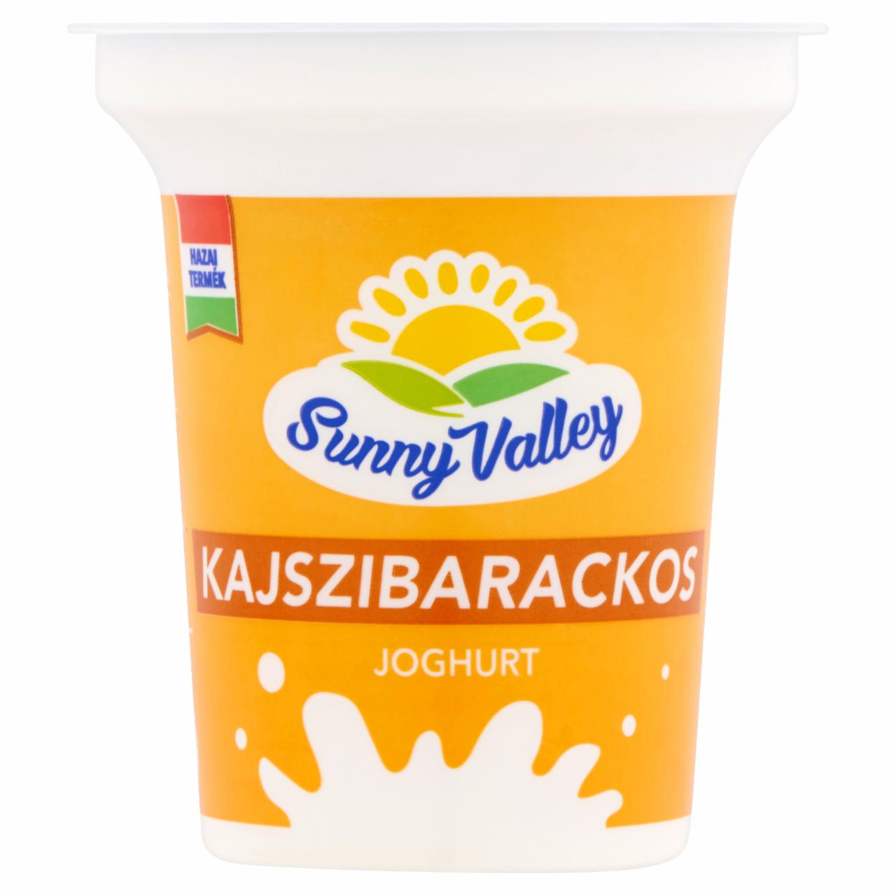Képek - Sunny Valley élőflórás, zsírszegény kajszibarackos joghurt 140 g