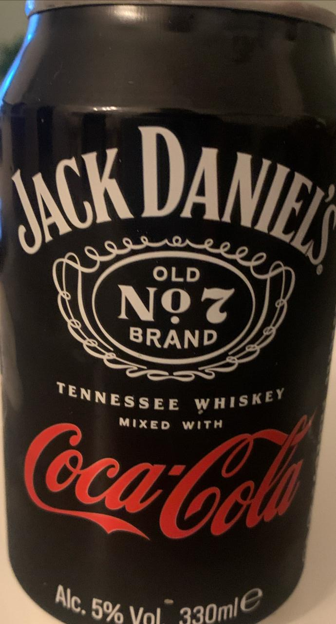 Képek - Coca Cola és Jack Daniel's Tennessee Whiskey alkoholos szénsavas üditőital 5% 330 ml