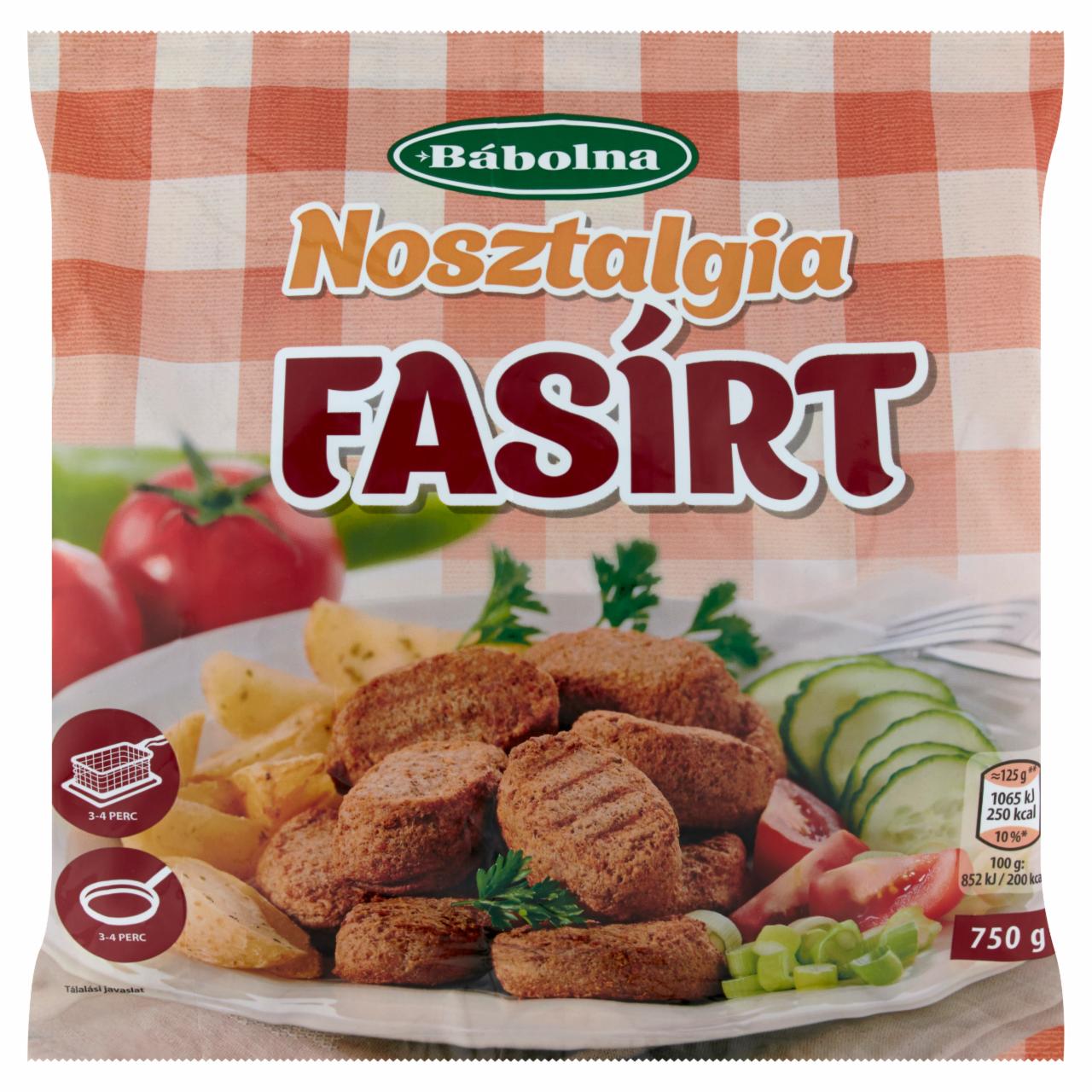 Képek - Bábolna Nosztalgia gyorsfagyasztott fasírt 750 g