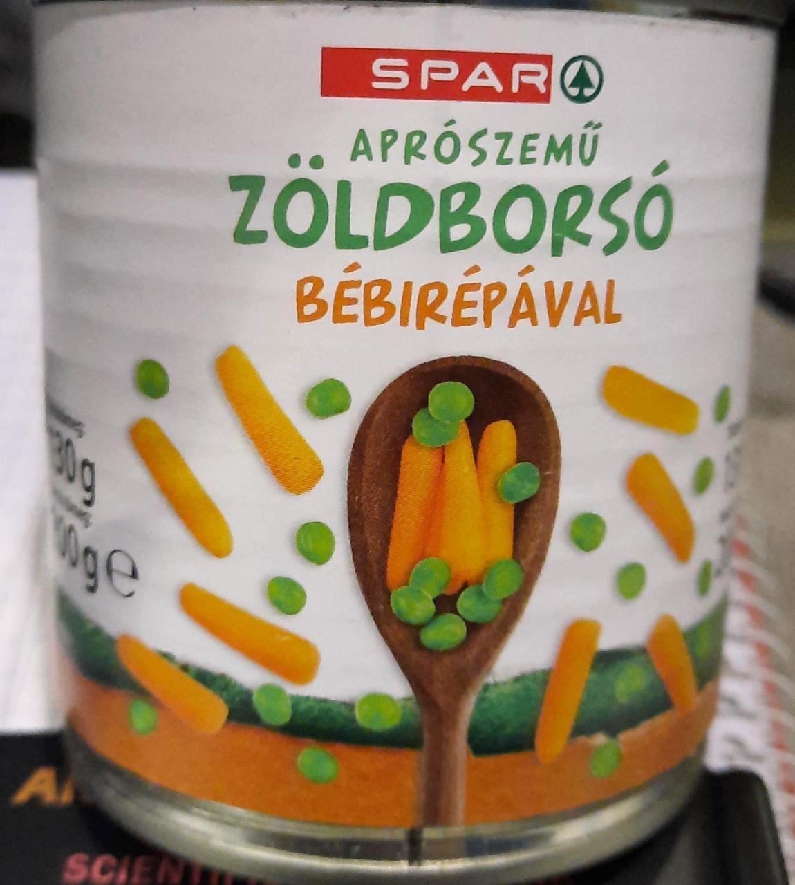 Képek - Aprószemű zöldborsó bébirépával Súar