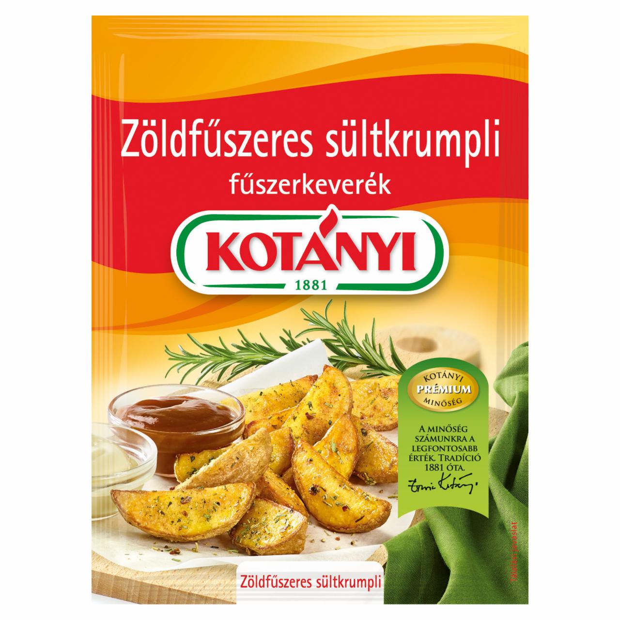 Képek - Kotányi zöldfűszeres sültkrumpli fűszerkeverék 20 g