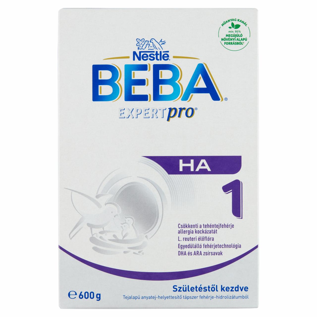 Képek - Beba ExpertPro HA 1 tejalapú anyatej-kiegészítő tápszer születéstől kezdve 2 x 300 g (600 g)