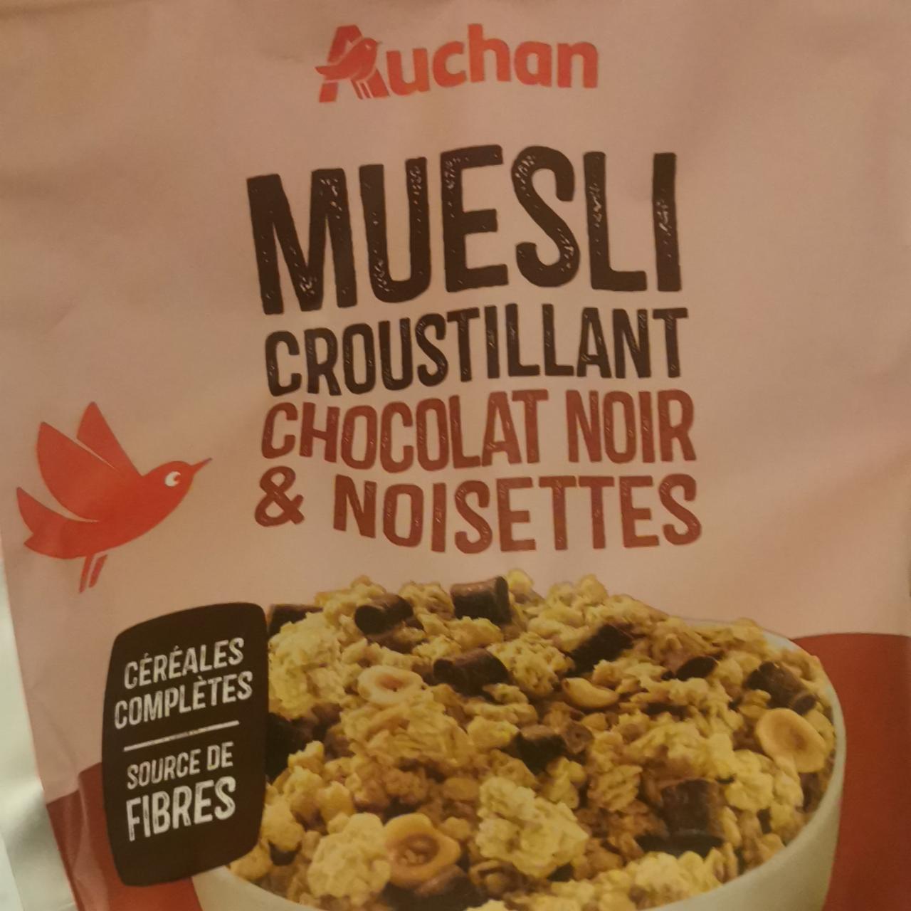 Képek - Muesli croustillant Chocolat noir & noisettes Auchan