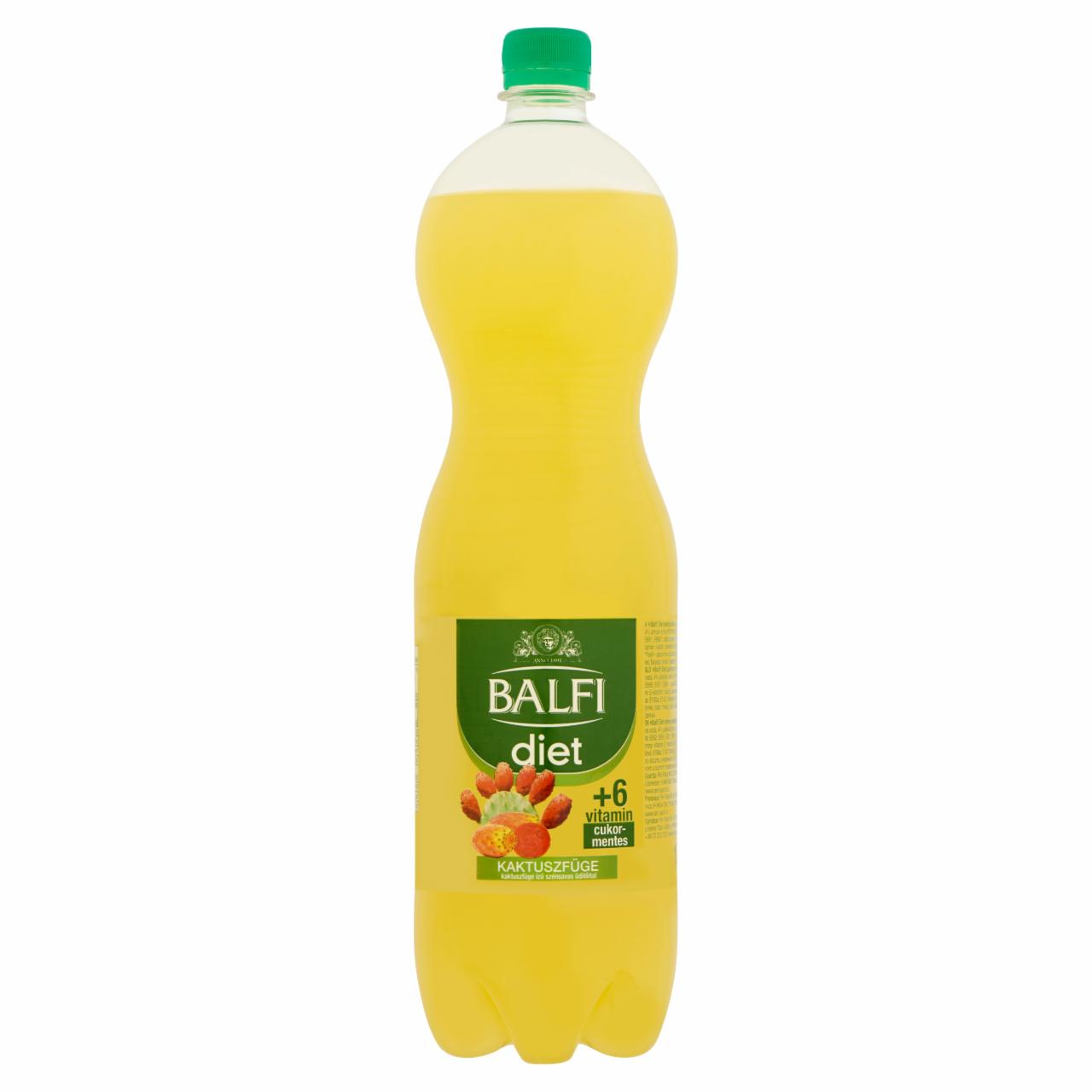 Képek - Balfi Diet kaktuszfüge ízű szénsavas üdítőital 1,5 l