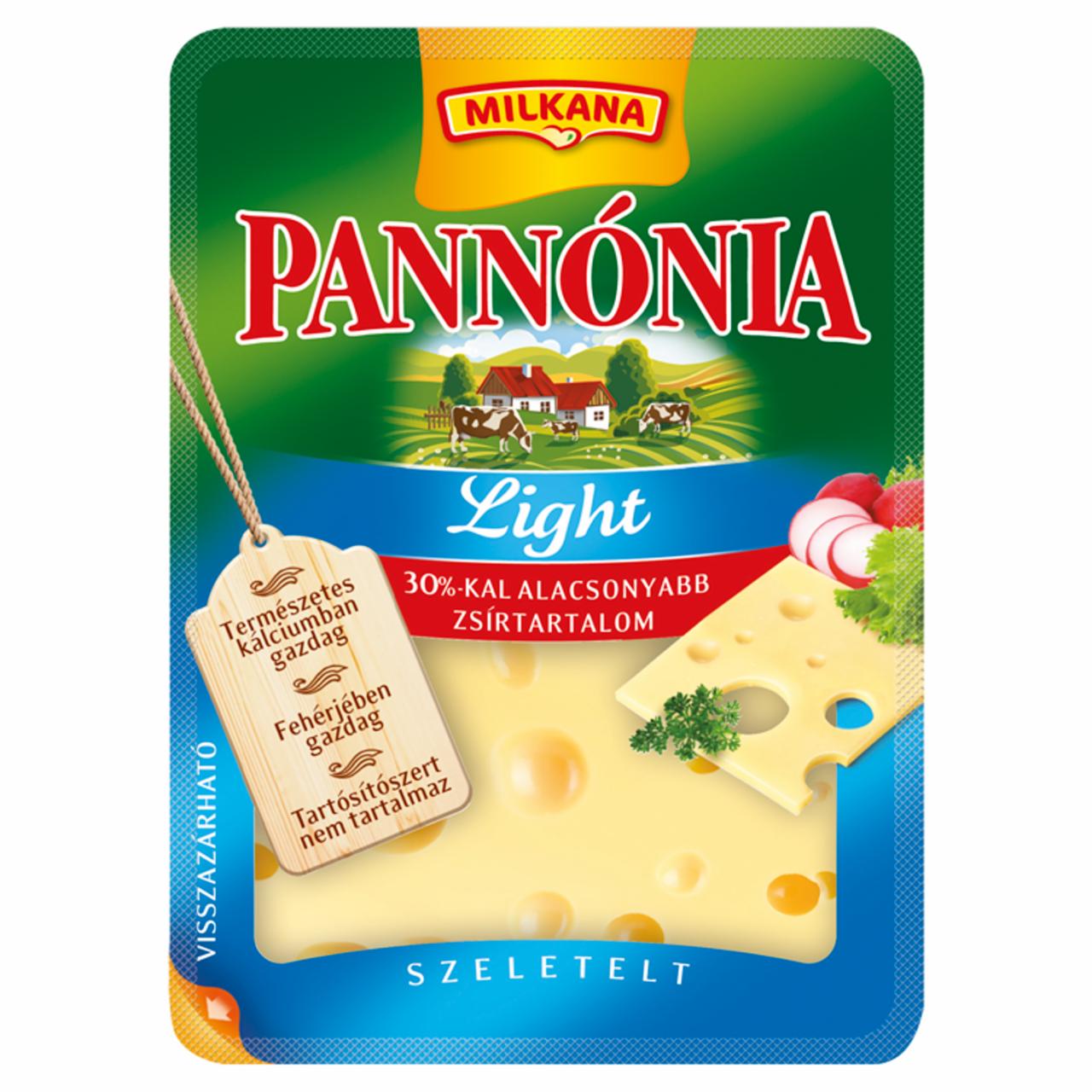 Képek - Pannónia Light szeletelt sajt 125 g