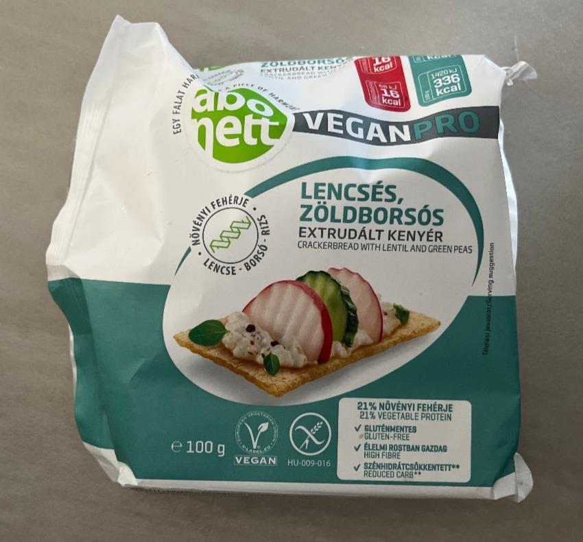 Képek - VeganPro Lencsés, Zöldborsós Extrudált Kenyér Abonett