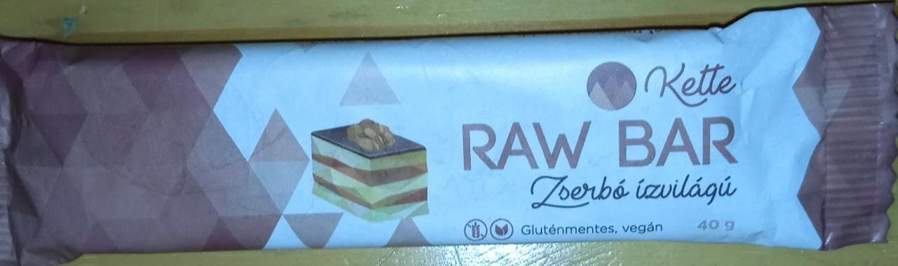 Képek - Kette Raw Bars Zserbó ízvilágú