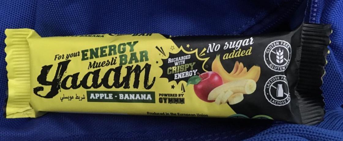 Képek - Yaaam energy muesli bar Apple banana