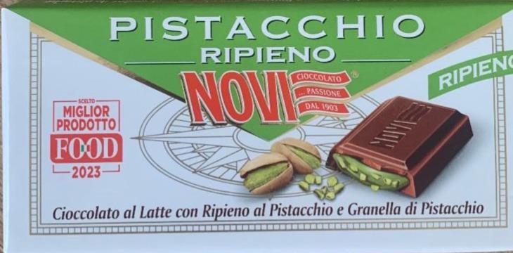 Képek - Pistacchio Ripieno Cioccolato al Latte con Ripieno al Pistacchio e Granella di Pistacchio Novi