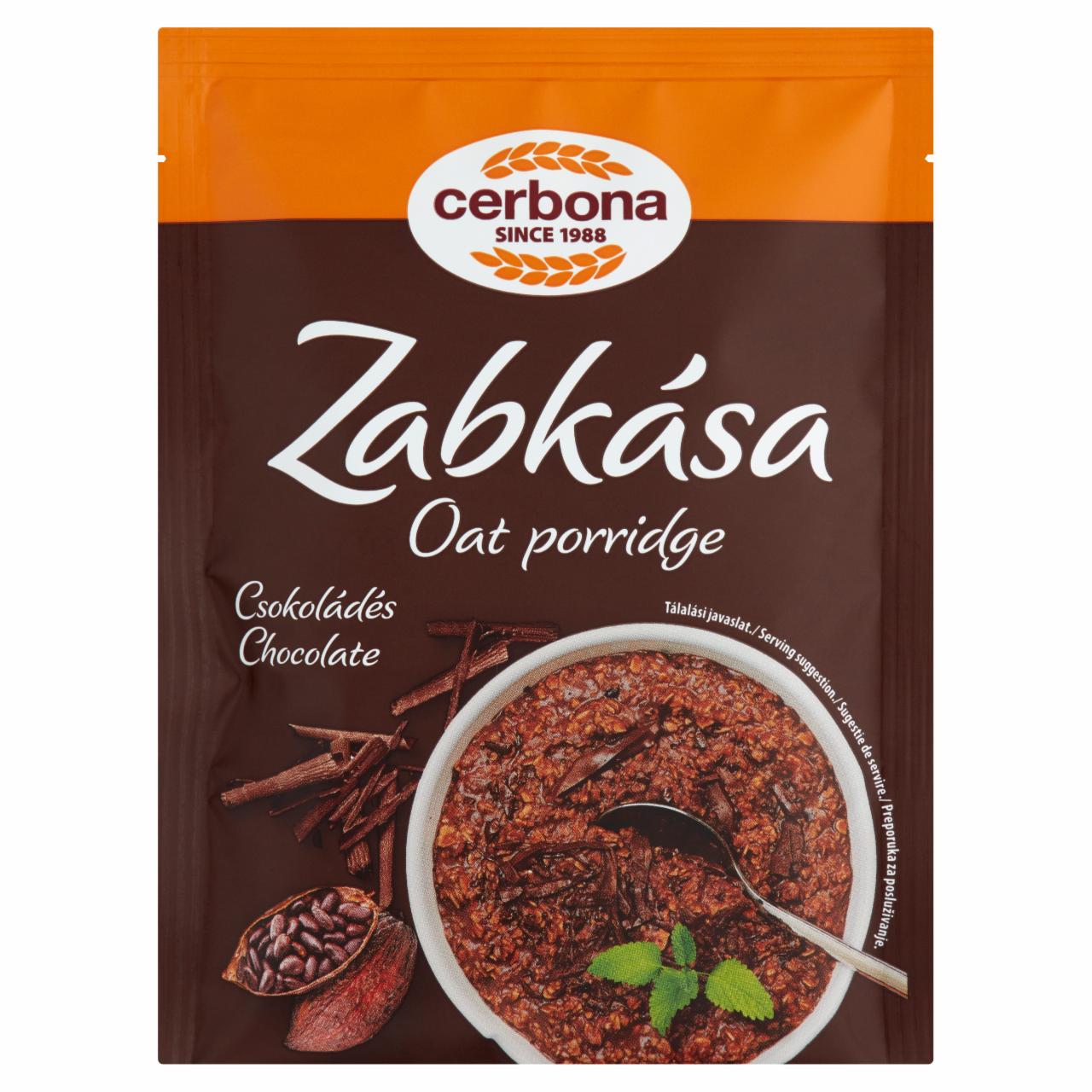 Képek - Cerbona csokoládés zabkása 55 g