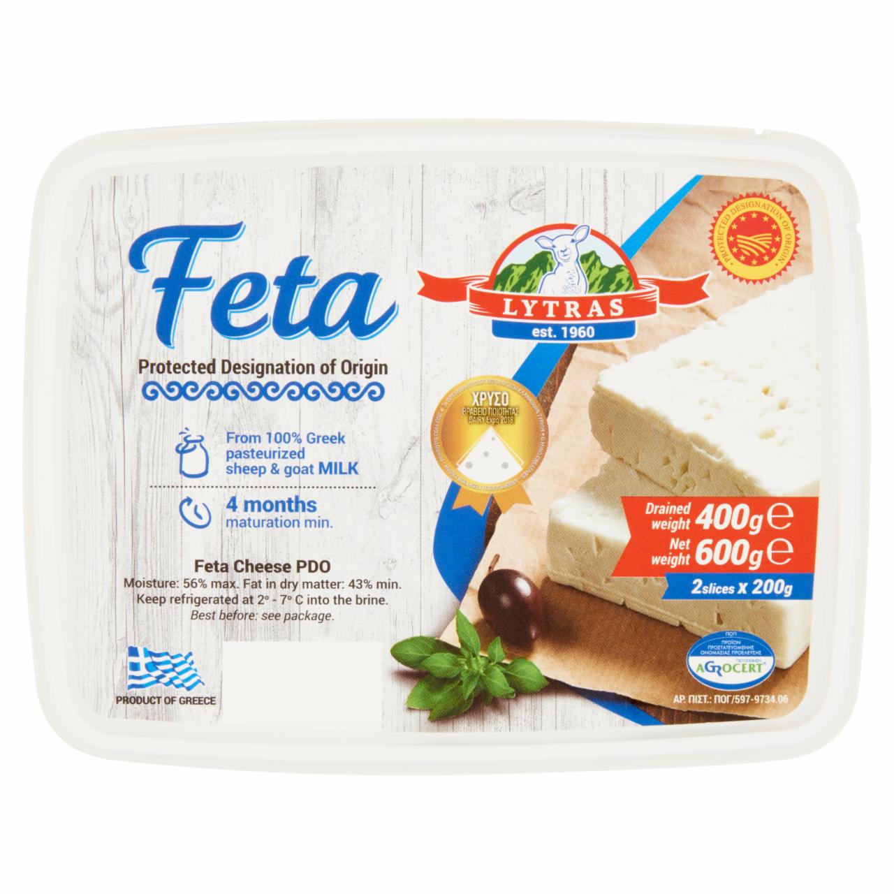 Képek - Lytras zsíros lágy feta sajt sós lében 400 g