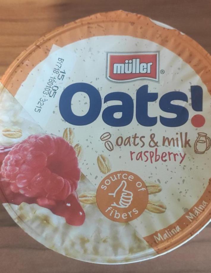Képek - Oats! oats and milk with rasberry Müller