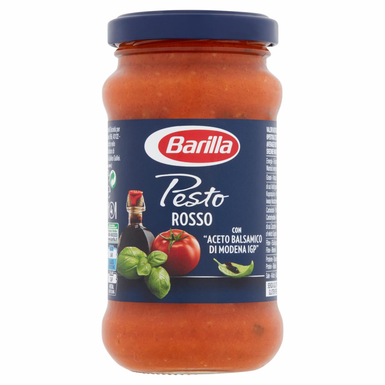 Képek - Barilla Pesto Rosso szósz paradicsommal, bazsalikommal és modenai balzsamecettel 200 g