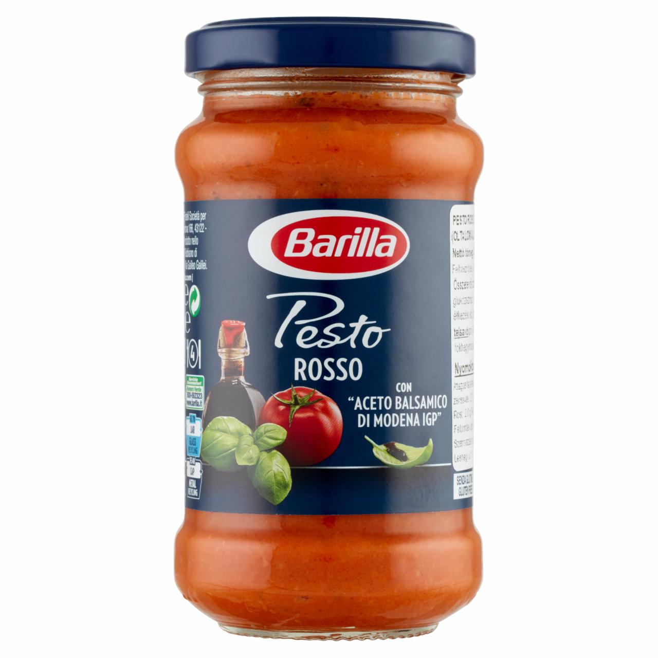 Képek - Barilla Pesto Rosso szósz paradicsommal, bazsalikommal és modenai balzsamecettel 200 g