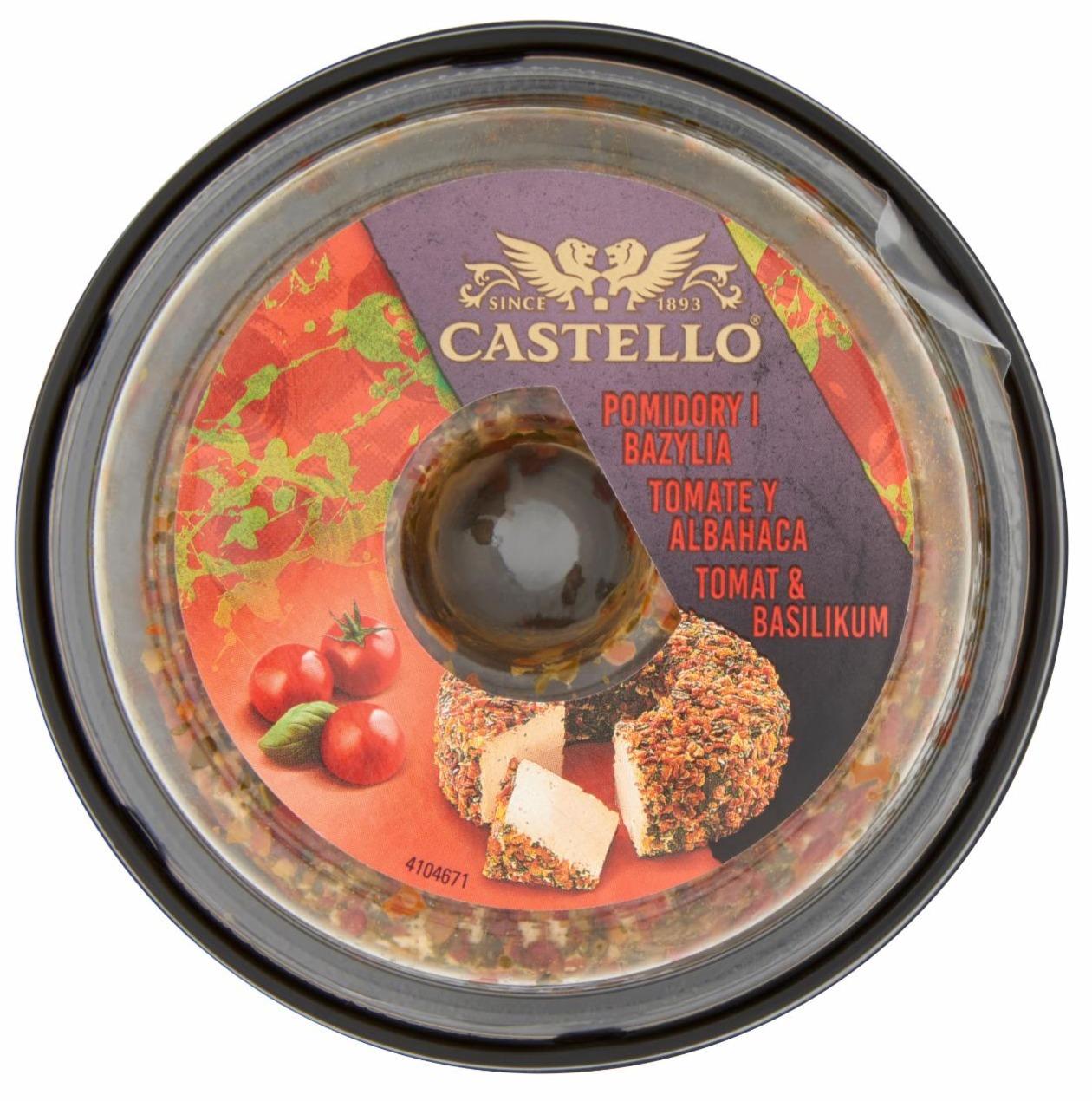 Képek - Castello paradicsommal és bazsalikommal ízesített zsíros krémsajt gyűrű