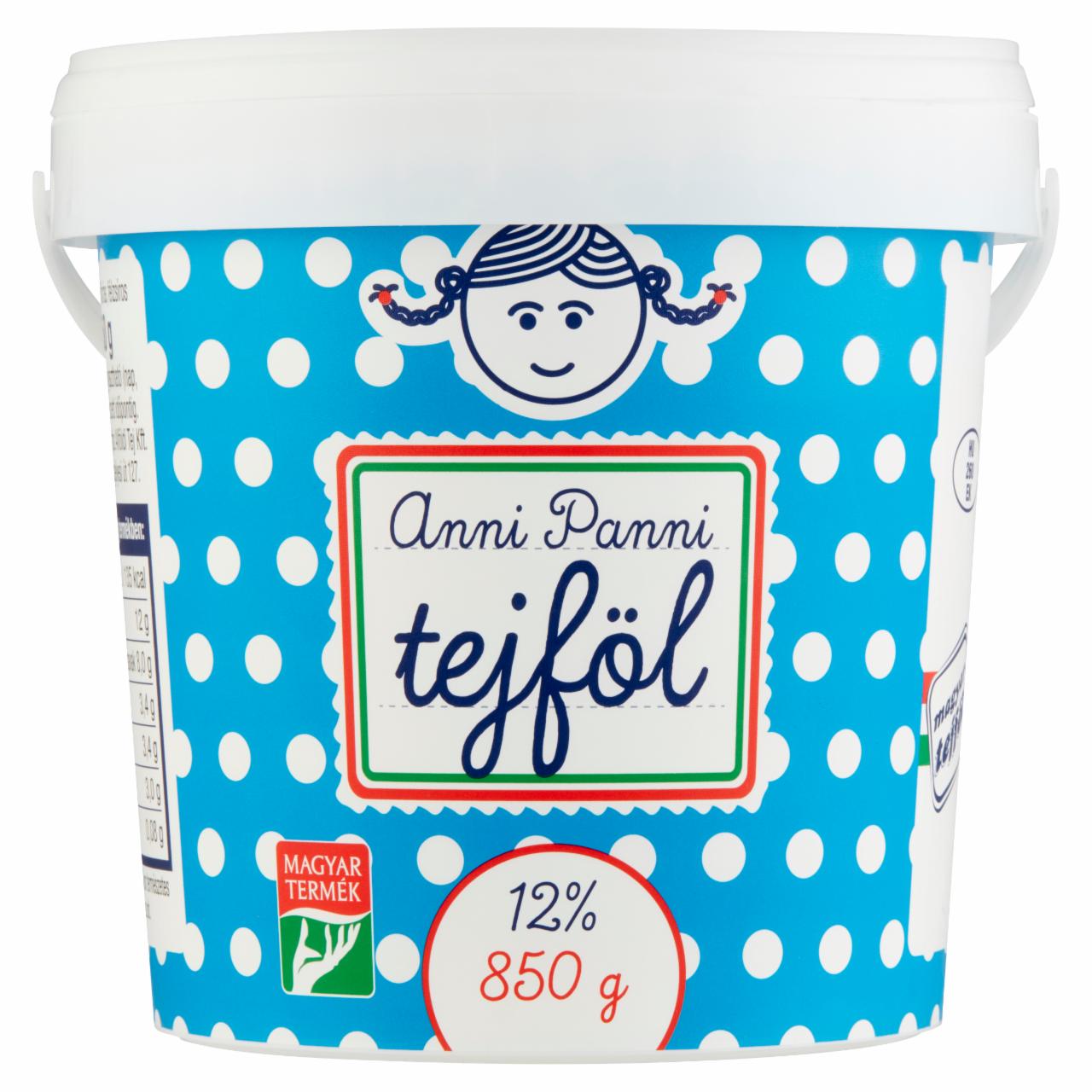 Képek - Anni Panni fĂ©lzsĂ­ros tejfĂ¶l 12% 850 g