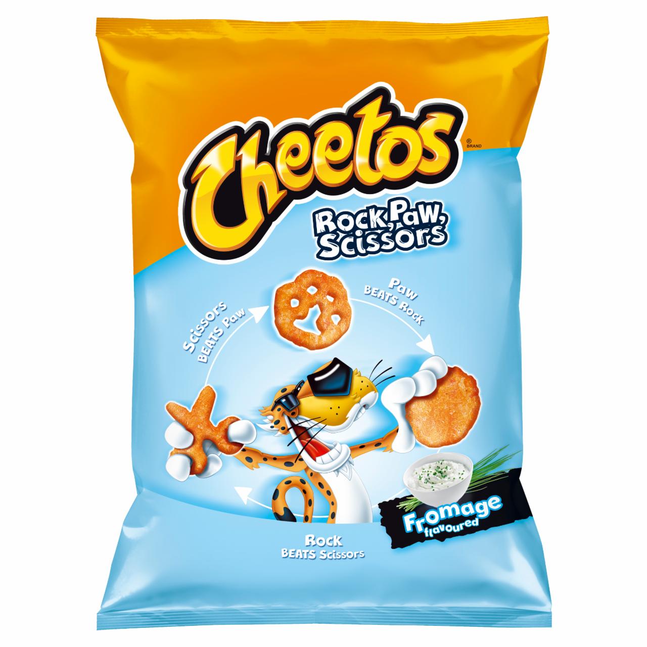 Képek - Cheetos Rock, Paw, Scissors tejfölös ízű kukoricasnack 85 g