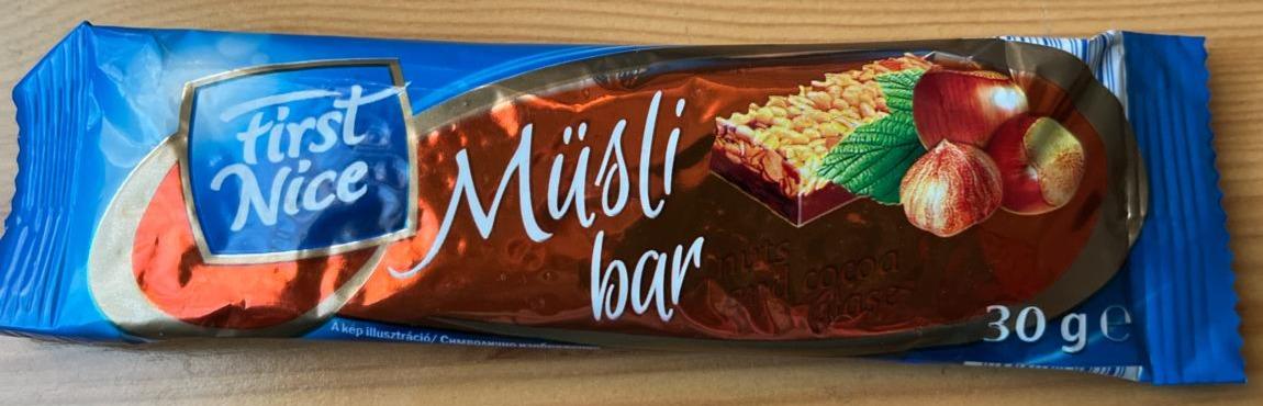 Képek - Müslibar First Nice