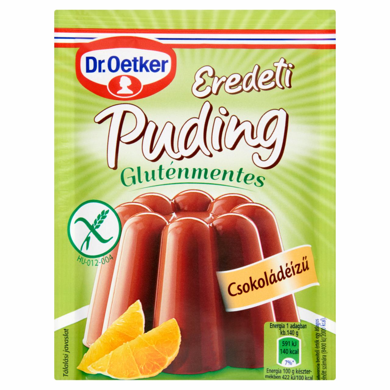 Képek - Dr. Oetker Eredeti gluténmentes csokoládéízű pudingpor 49 g