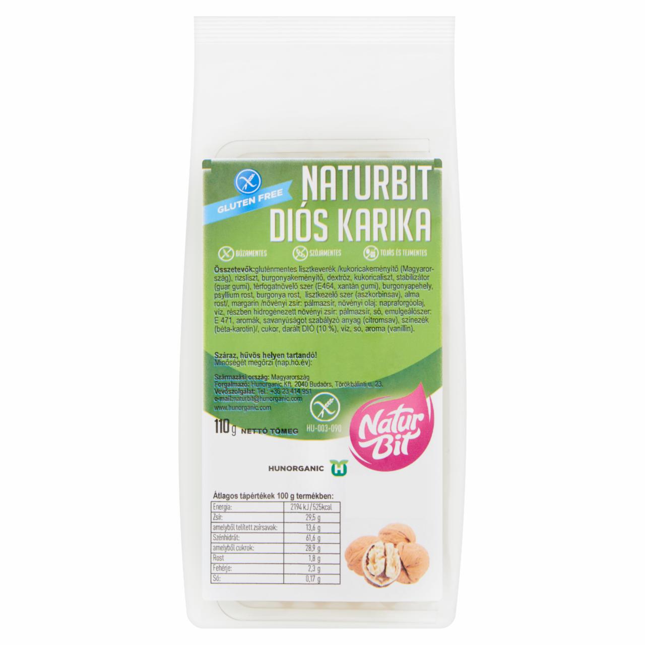 Képek - Naturbit diós karika 110 g