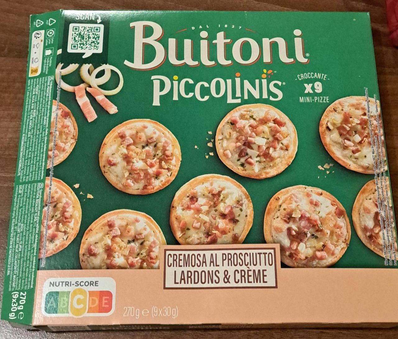 Képek - Piccolinis Cremosa Al Prosciutto Lardons & Crème Buitoni