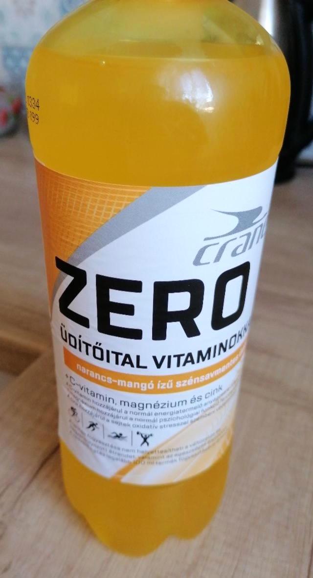 Képek - Zero üdítőital vitaminokkal, narancs-mangó ìzű szénsavmentes Crane