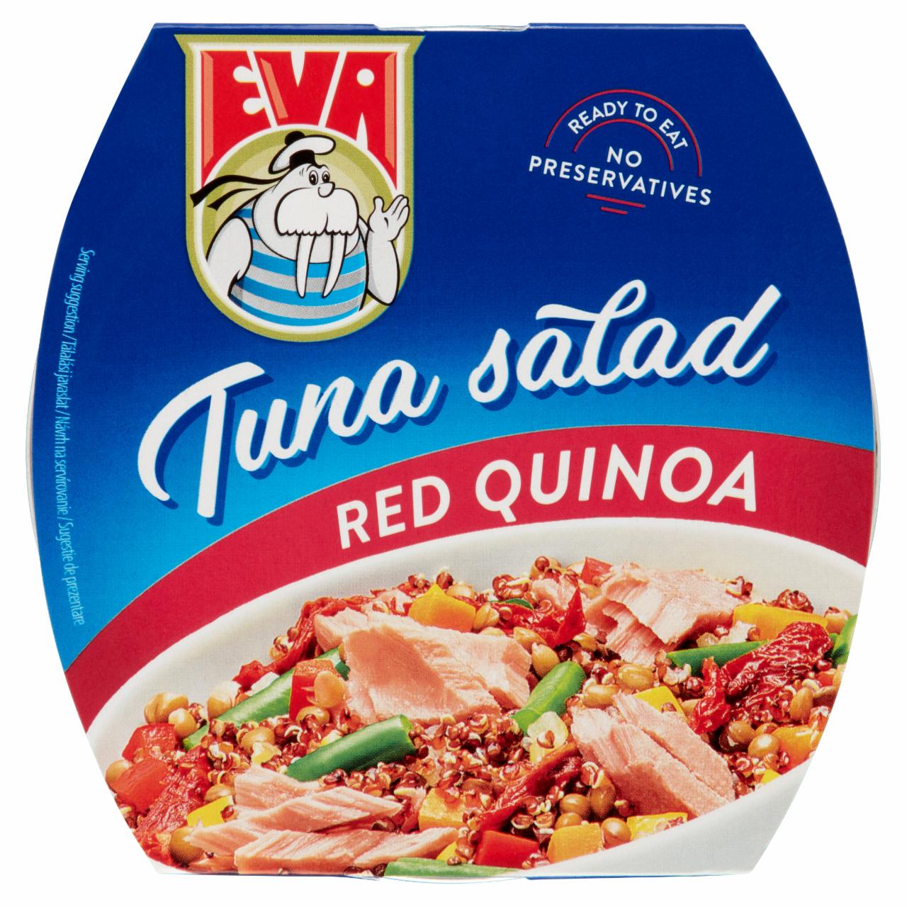 Képek - Eva zöldségek tonhallal, vörös quinoa, lencse és szárított paradicsom 160 g