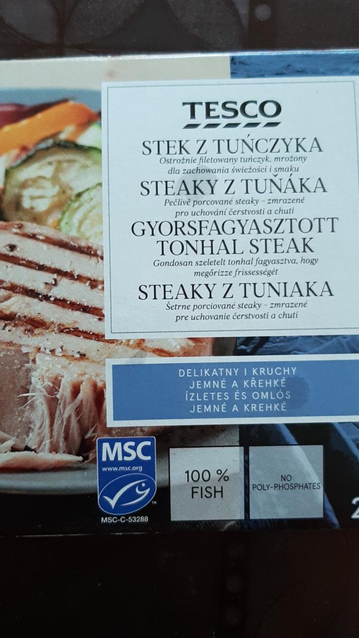 Képek - Gyorsfagyasztott tonhal steak Tesco