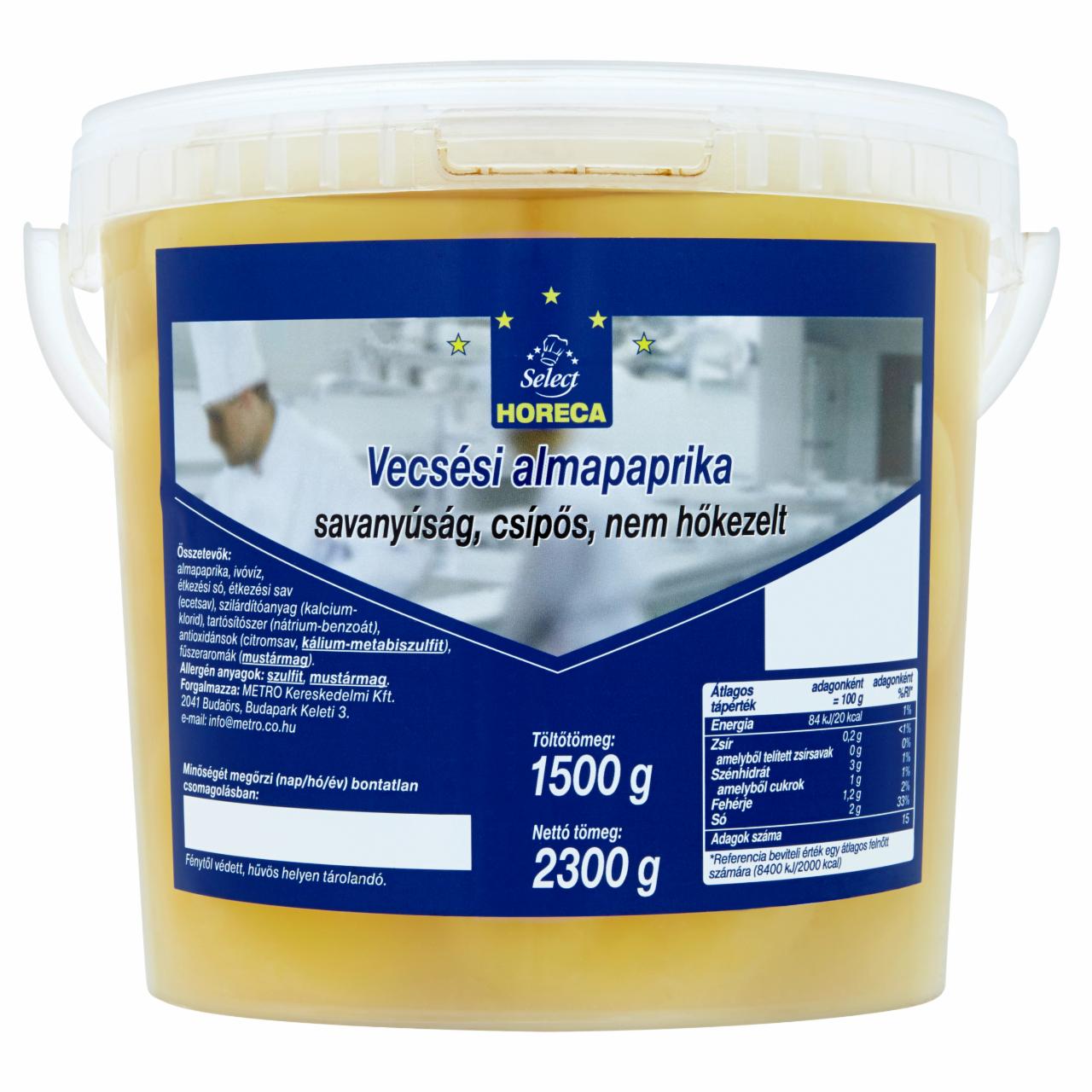 Képek - Horeca Select vecsési almapaprika 2300 g