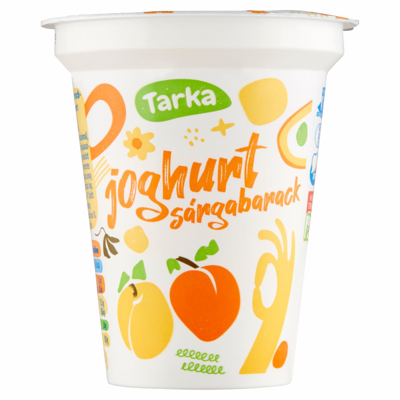 Képek - Tarka zsírszegény sárgabarackízű élőflórás joghurt 125 g