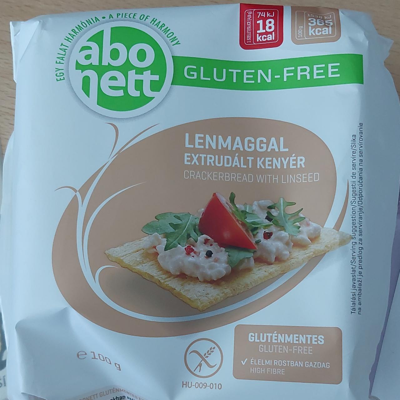 Képek - Abonett gluténmentes extrudált kenyér lenmaggal 100 g