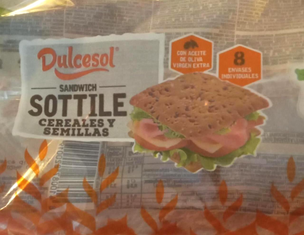 Képek - Sandwich sottile cereales y semillas Dulcesol