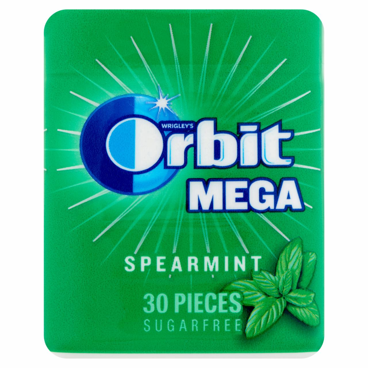 Képek - Orbit Mega Spearmint mentaízű rágógumi 66 g